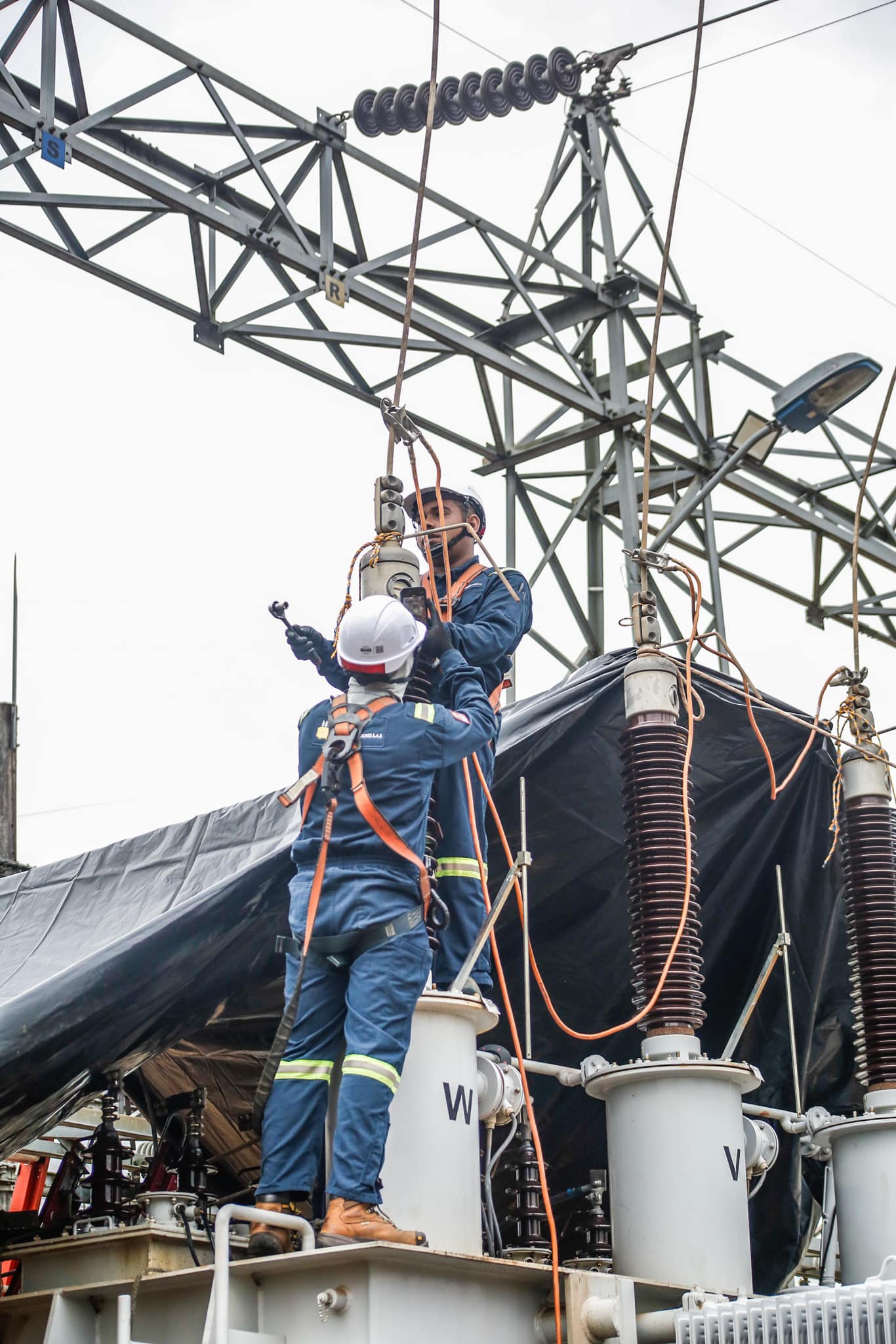 Reparación Tranformador de potencia